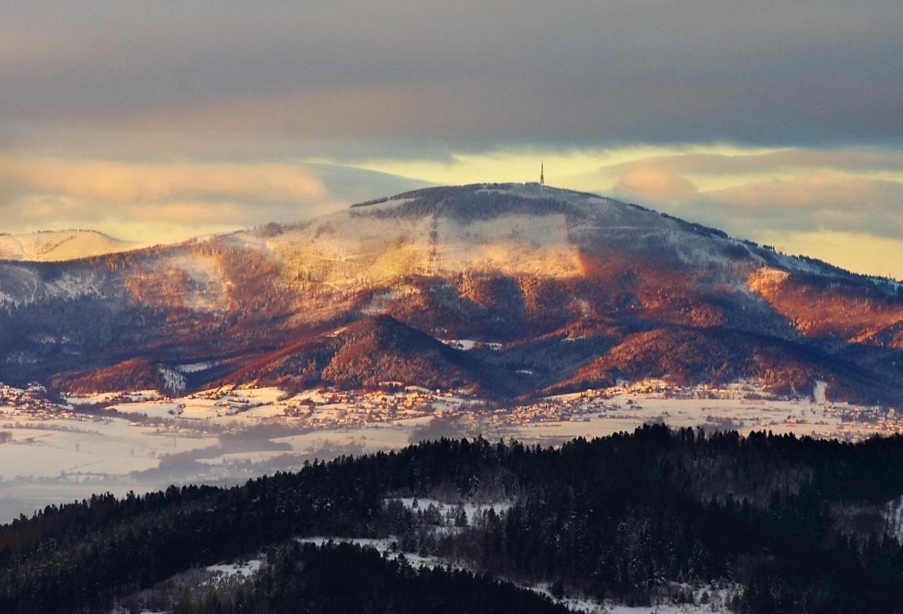 Domki Całoroczne Daglezja Pod Górą Żar Miedzybrodzie Zywieckie Exterior foto